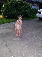 Mama! We're all wet!