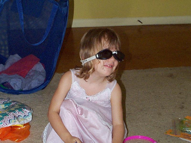 going to the pool, or to bed