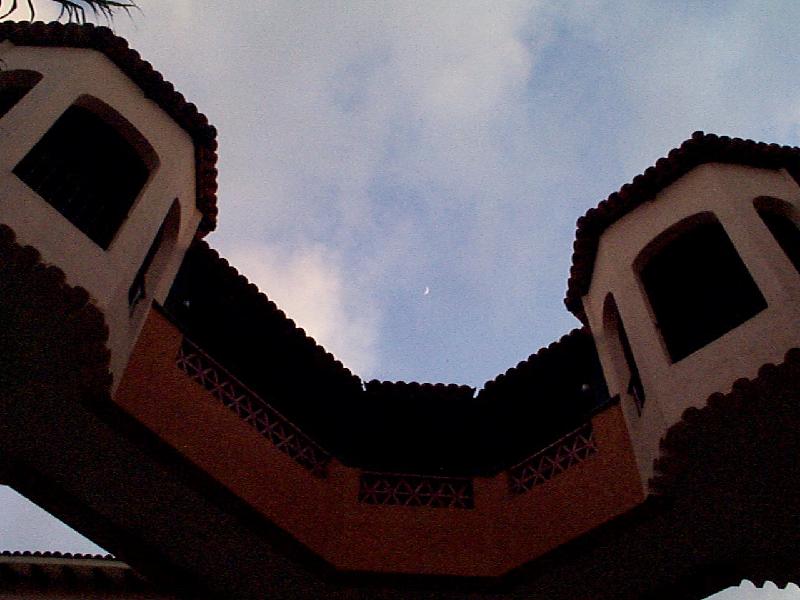 interesting architecture at the hotel