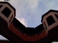 interesting architecture at the hotel