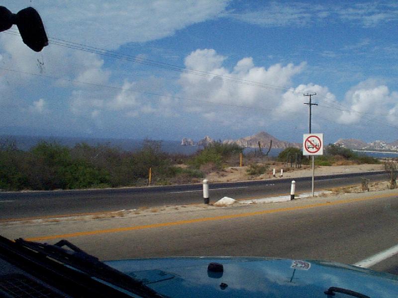 View of 'Land's End' from the road
