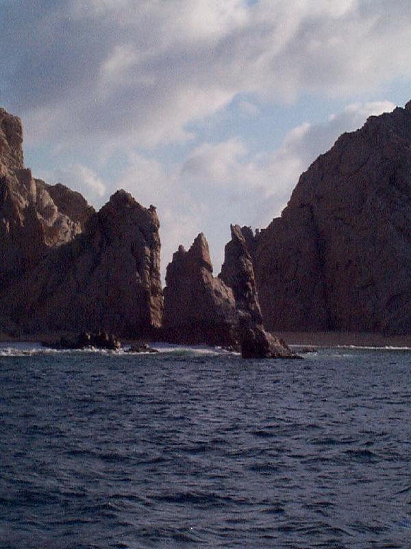 another cool rock sticking out of the water