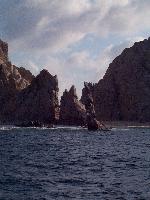 another cool rock sticking out of the water