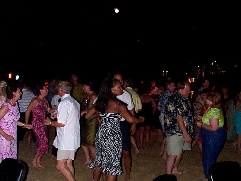 dancing breaks out