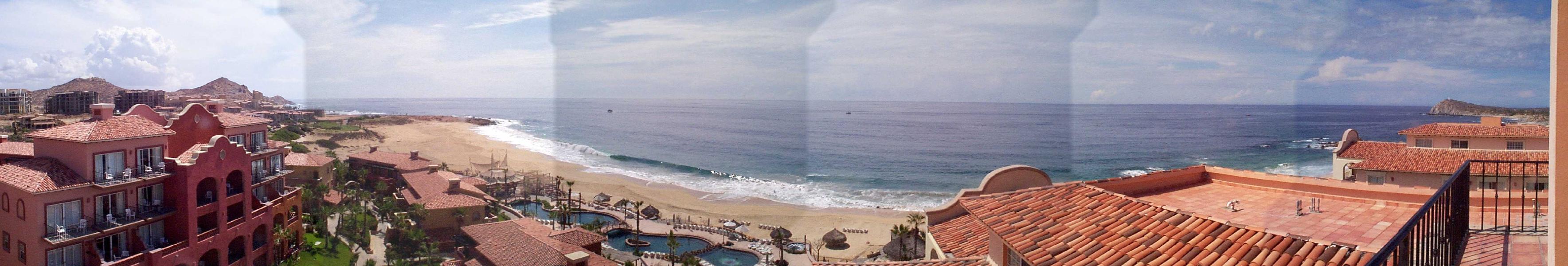 a better view from the top of the hotel
