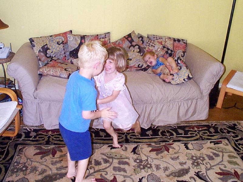 Mason came over to play one night