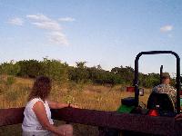vacation trip to Garner State Park, Leakey, TX - hayride