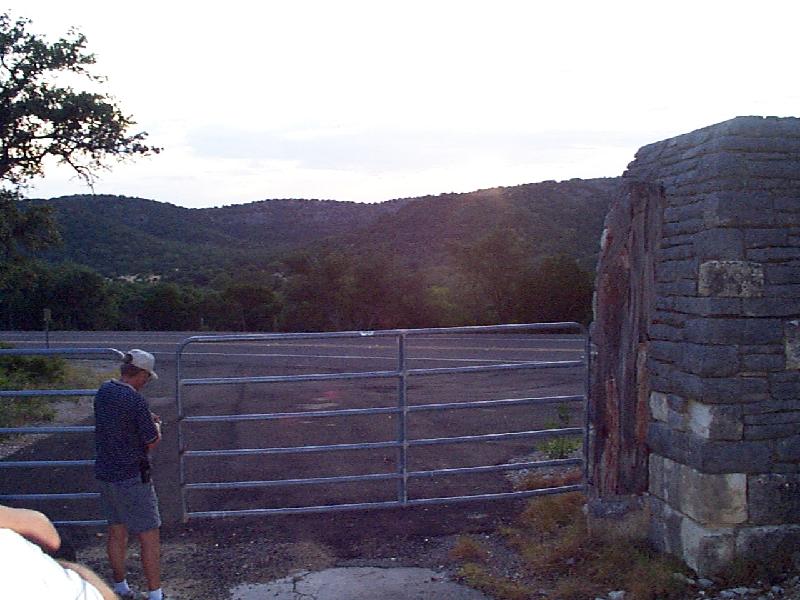 the old front entrance to the park, built by the CCC, circa 1930