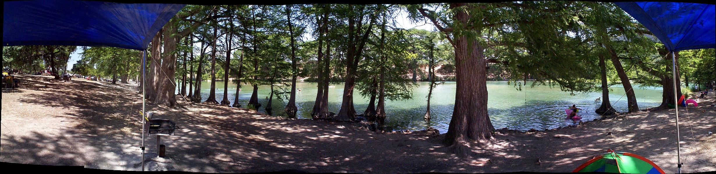 Panorama by the riverside