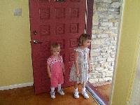 Jada and Jordan,off to Northwest Montessorri and Austin Montessorri