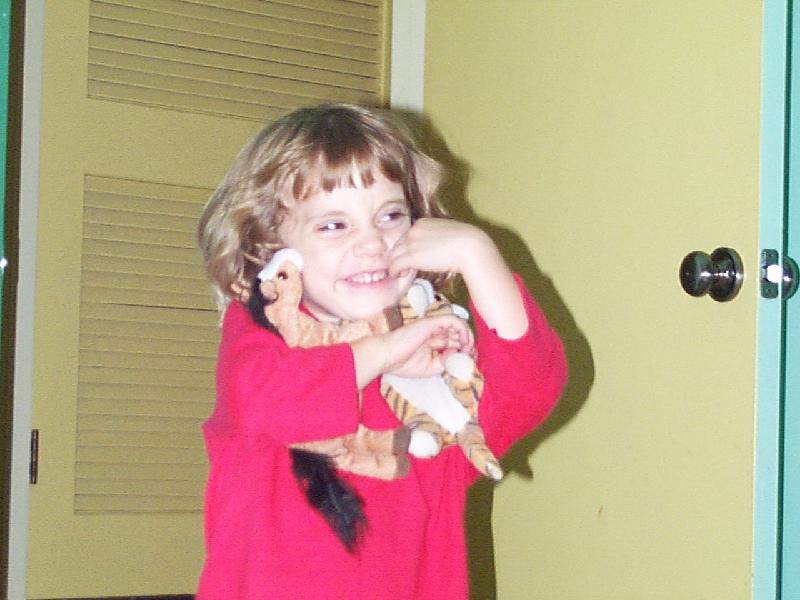 Jordan loves her animals