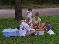 Picnic at McKinney Falls Park