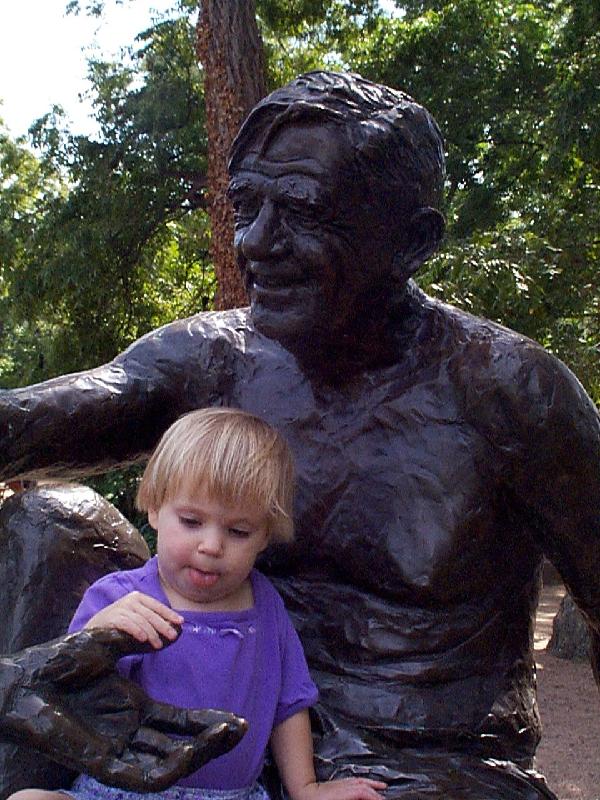 sitting in the philosophers lap