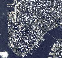 Manhattan, June 30, 2000 - copyright spaceimaging dot com