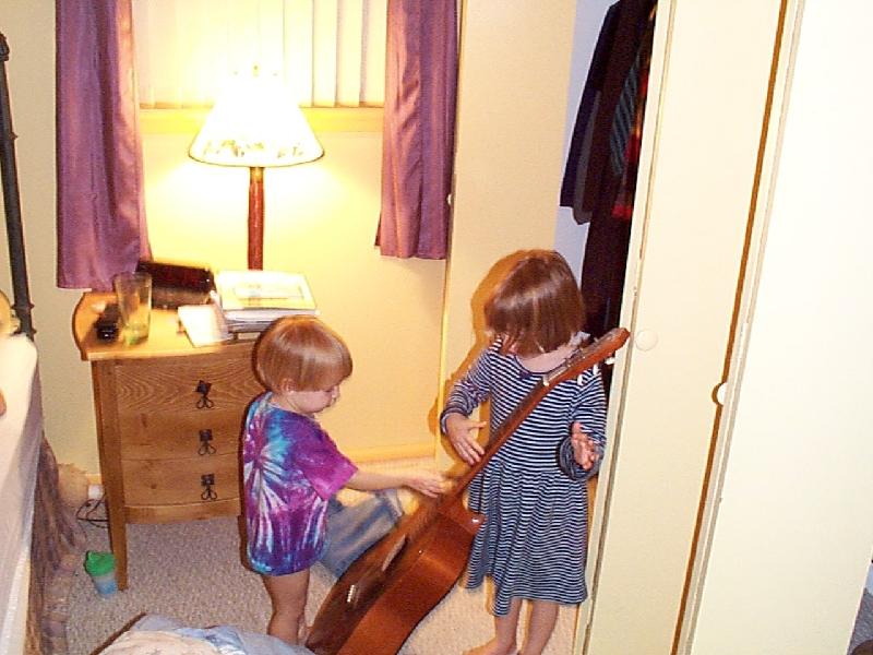 you strum, I'll do the fingering