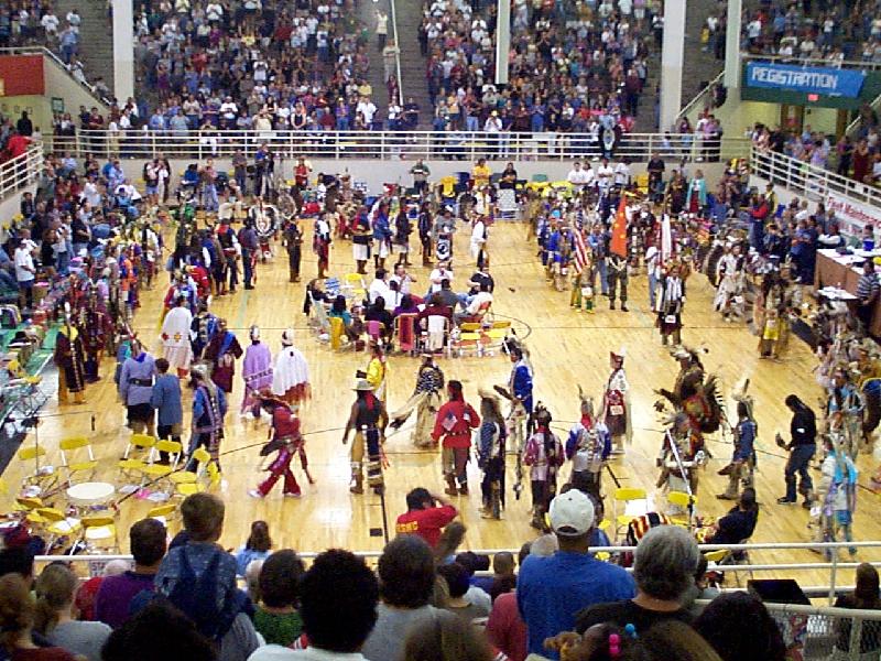 arena filling up with different dancers