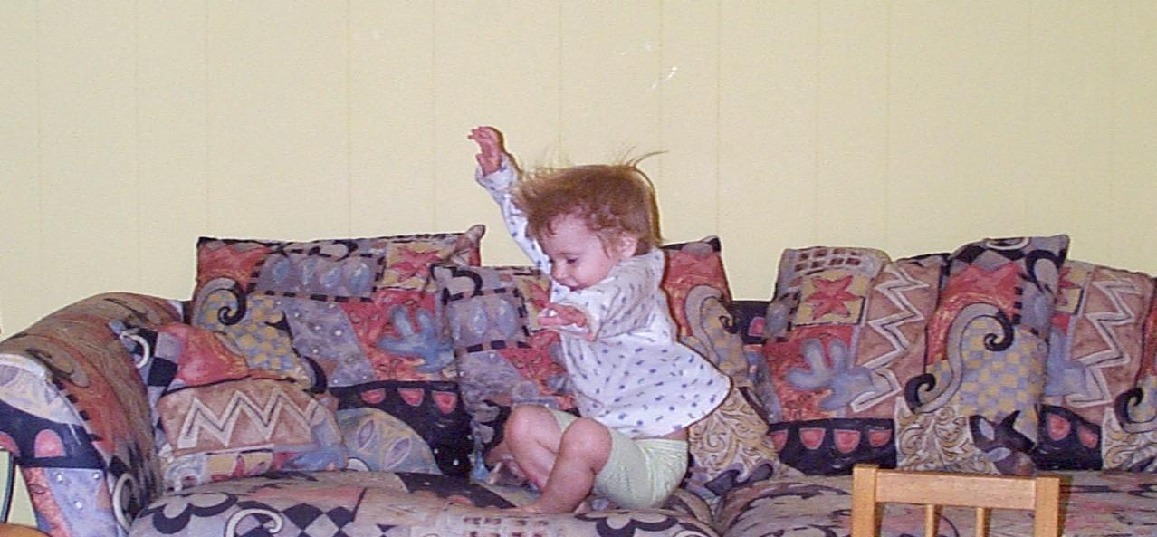 Jada is getting very good at jumping