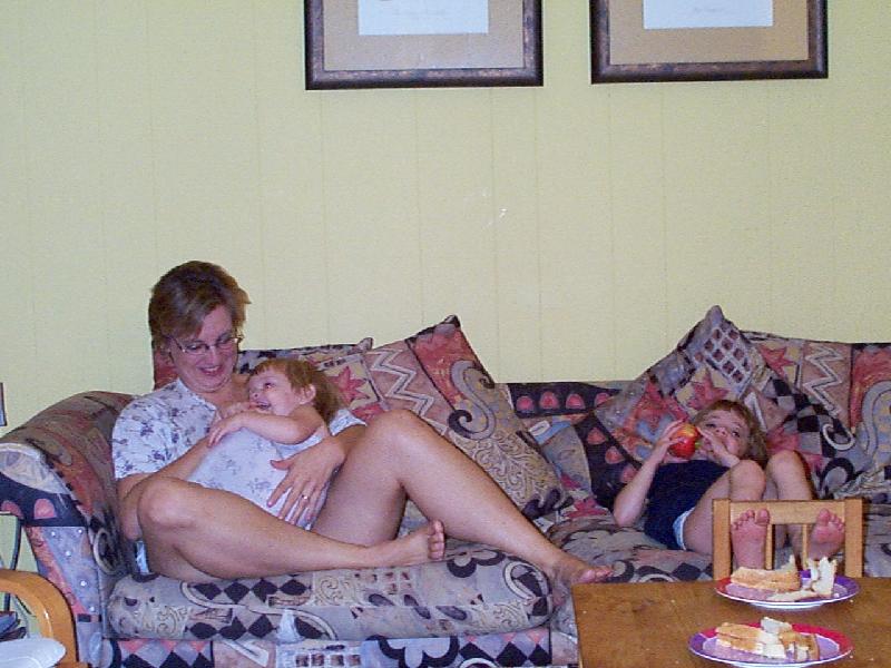 all the girls snuggling
