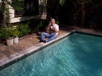 Papa takes a photo of Grandpa taking a photo