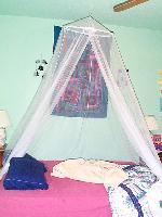 the girls' new 'tent'