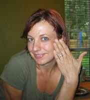 A new ring I had made for Julie, for our 15th anniversary.  