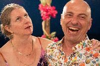 I love this photo of these two.  