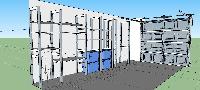 Sketchup rendering of the plans