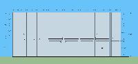 Sketchup drawing of the doors that I supplied to the folks making the doors.<br/>