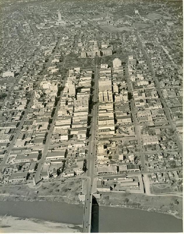 Aerial view of Austin, TX, 1938 