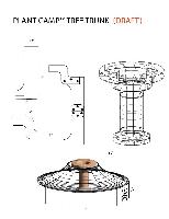 Christiano's initial design for shade structure support<br/><br/>
