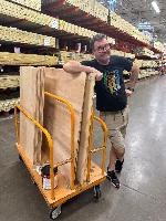 Cart full o' plywood<br/><br/>