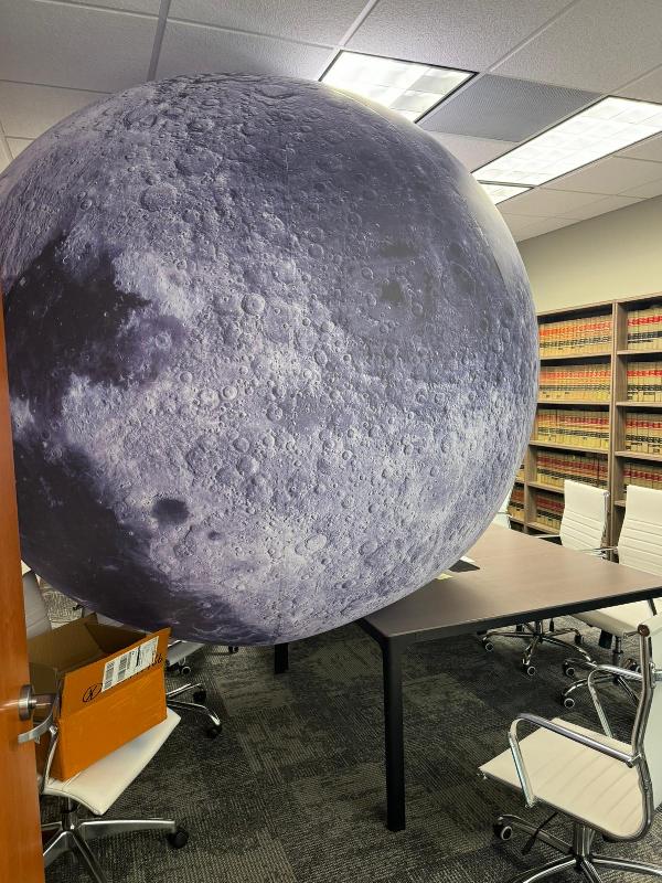 Giant inflatable moon for the top!<br/>