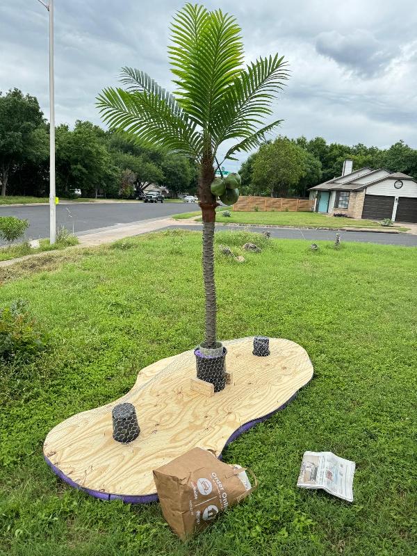Floating island initial placement<br/><br/>