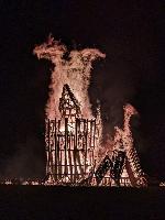 Up in flames! 