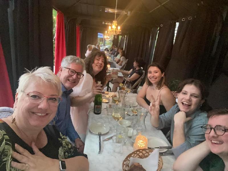 An older photo Julie posted for Father's Day 