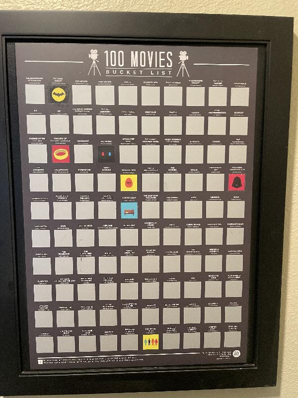 Cool poster in a client's house.
