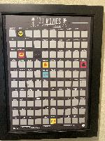 Cool poster in a client's house.