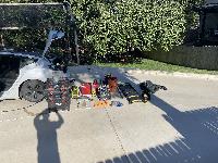 All the tools taken out of my car 