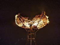 Tim Deagan's very cool flame effect at Ignition Philter fundraiser 