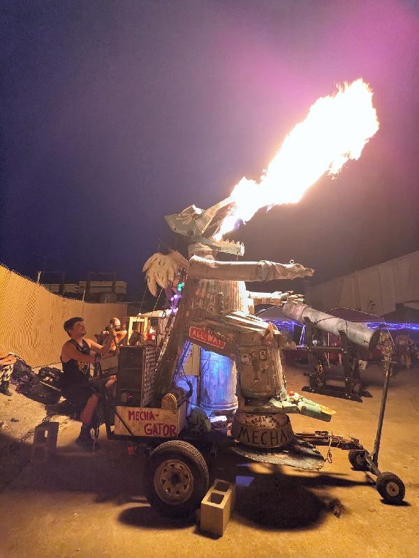 Mechagator at Ignition Philter fundraiser 