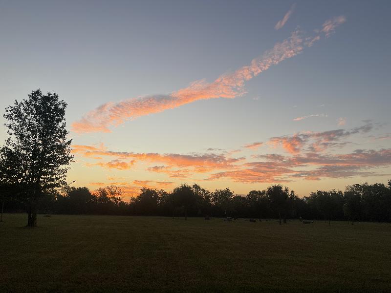 Beutiful sunrise Saturday morning 