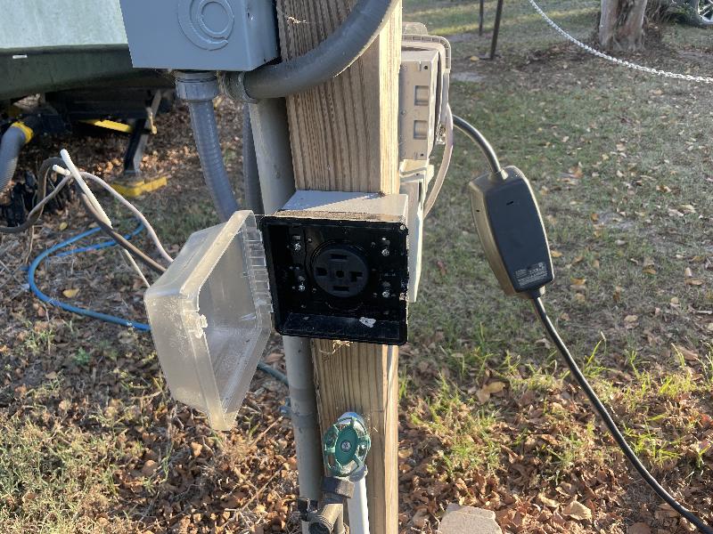 Tesla charging plugs at LOMG 