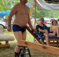 Dancing and shaving 