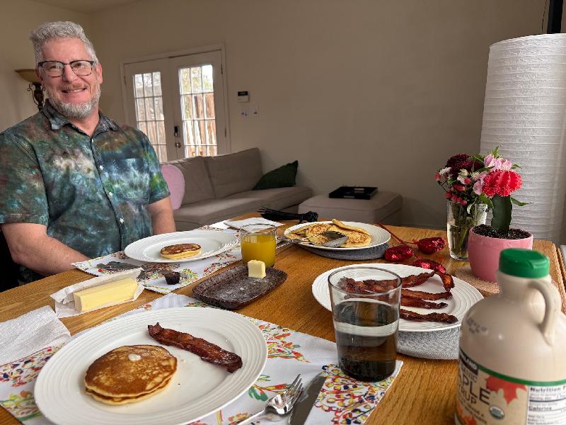 Valentines Day breakfast 