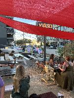 While eating dinner at Via 313, saw this group of weirdos 