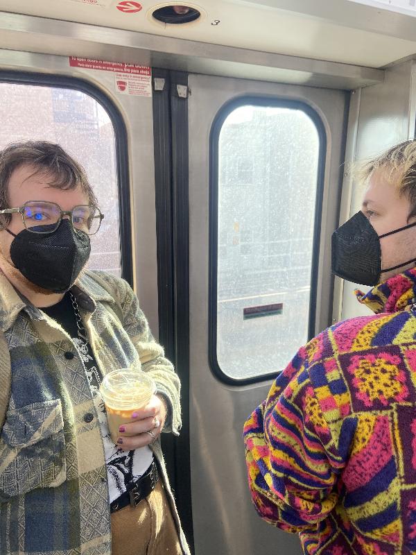 Lee and Nico in Chicago visiting Jordan 