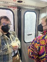 Lee and Nico in Chicago visiting Jordan 