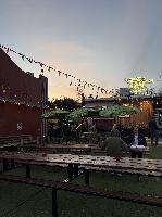 Lovely sunset while eating sliders 