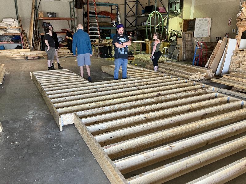 That cut out section is where the accessible ramp will be.