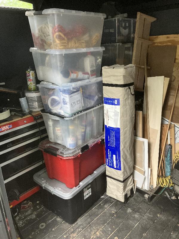 Getting the shed tidied up 